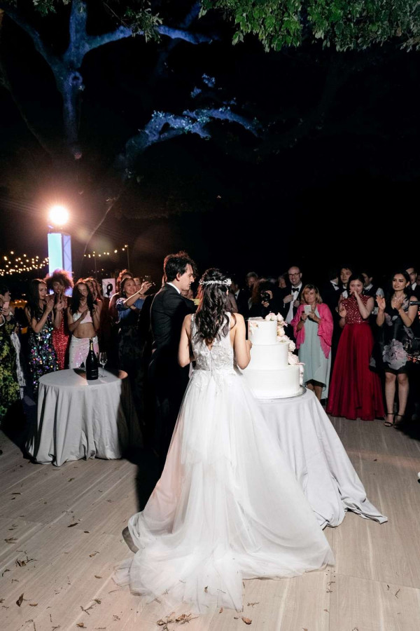 Свадебный ужин на берегу Комо в окружении