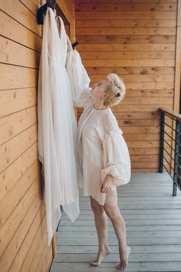 Осенняя свадьба с сухоцветами, льном и прогулками