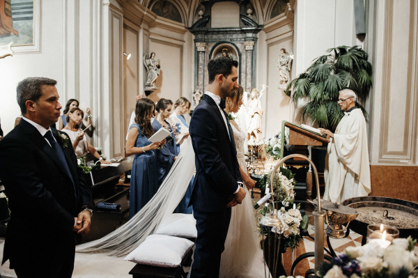 Элегантная свадебная вечеринка в Италии