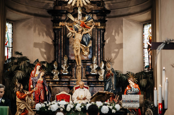 Элегантная свадебная вечеринка в Италии