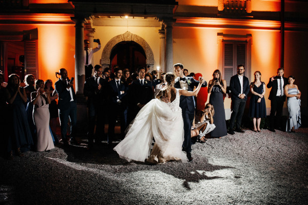 Элегантная свадебная вечеринка в Италии