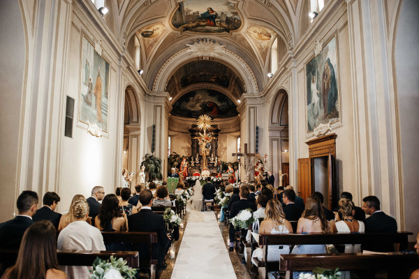 Элегантная свадебная вечеринка в Италии