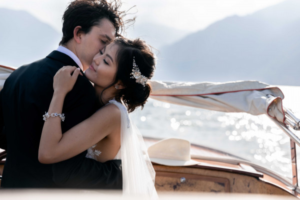 Свадебный ужин на берегу Комо в окружении