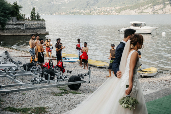 Элегантная свадебная вечеринка в Италии