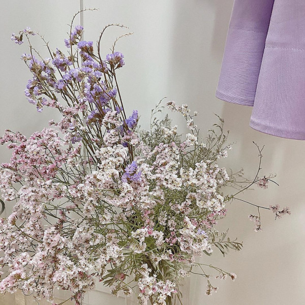 Свадебные платья цвета лаванды