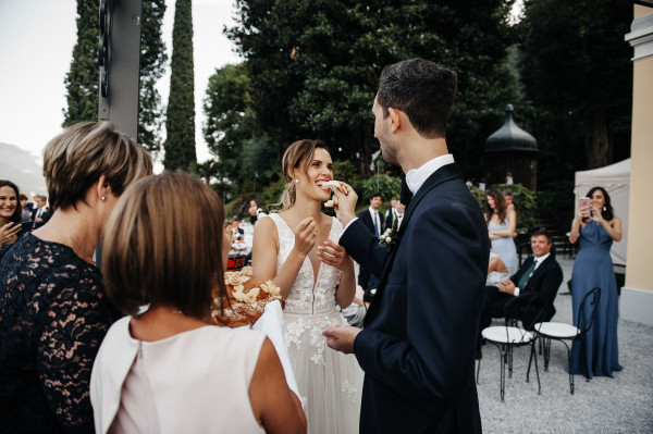 Элегантная свадебная вечеринка в Италии