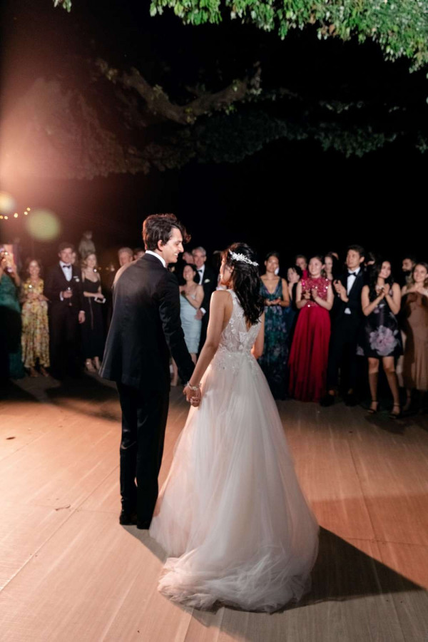 Свадебный ужин на берегу Комо в окружении