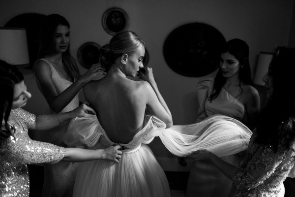 Невероятно нежная камерная свадьба в Италии