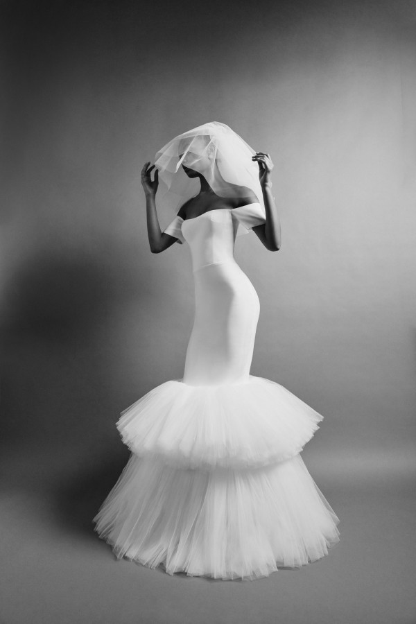 Сатин, шифон, органза и винтажные элементы в