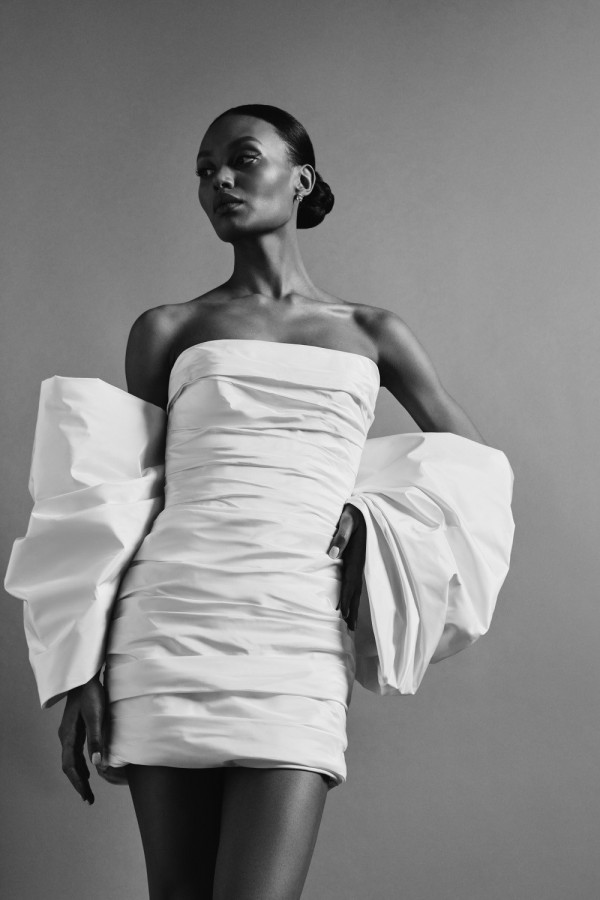 Сатин, шифон, органза и винтажные элементы в