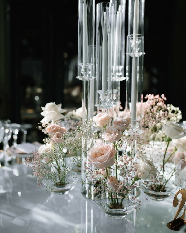 Изящная свадьба с нежным цветочным оформлением