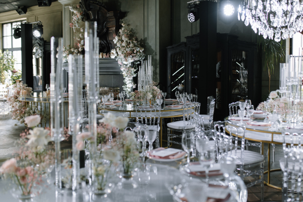 Изящная свадьба с нежным цветочным оформлением