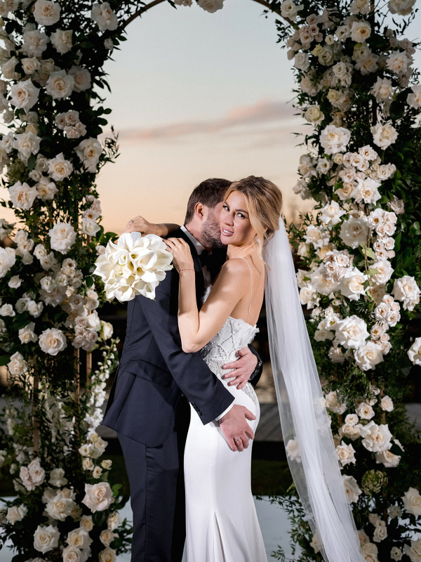 Осенняя свадьба в загородном шале от агентства