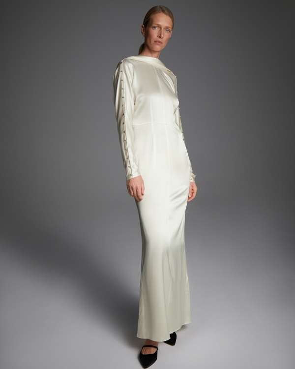 Лаконичные платья для росписи в ЗАГСе