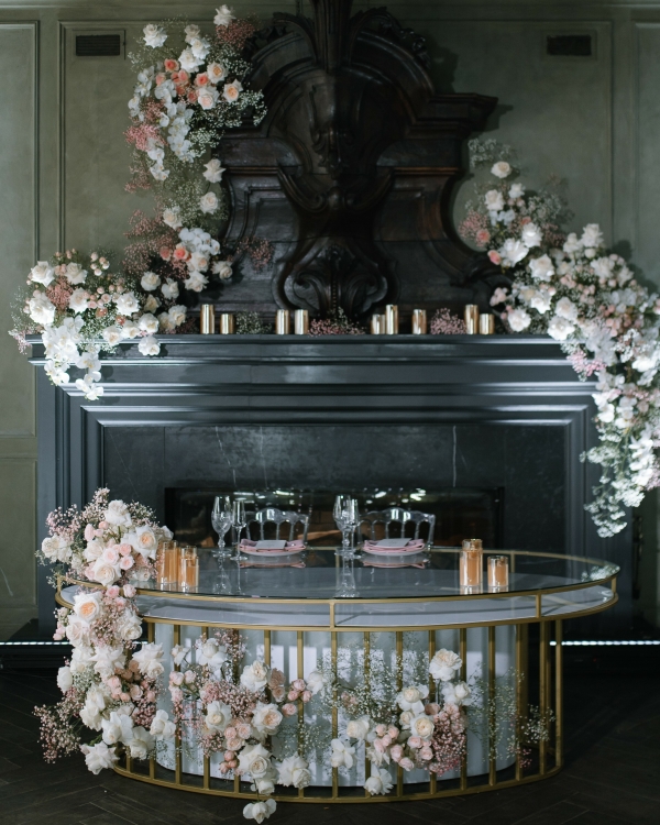 Изящная свадьба с нежным цветочным оформлением