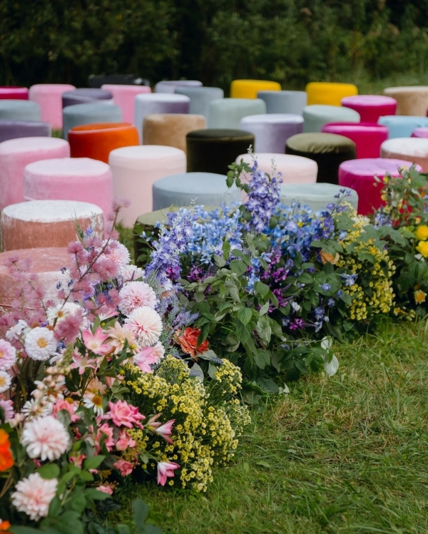 Свадьба с яркой флористикой  от агентства