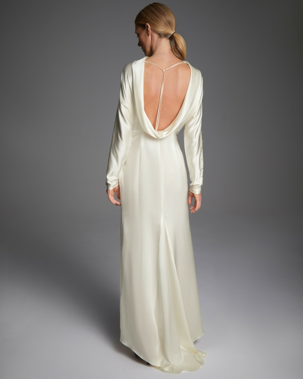 Лаконичные платья для росписи в ЗАГСе