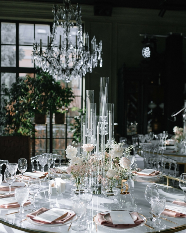 Изящная свадьба с нежным цветочным оформлением