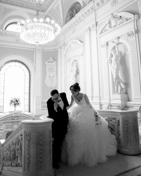 Питерская свадьба в эстетике рококо и рок-н-ролла