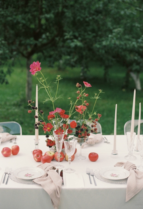Интервью с невестой: об ужине в яблоневом