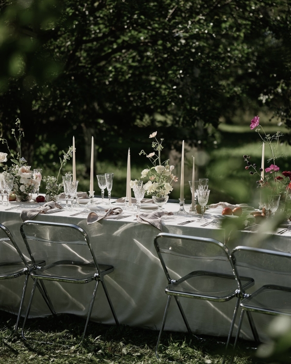 Интервью с невестой: об ужине в яблоневом