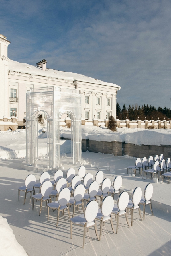 Как провести церемонию под открытым небом зимой?