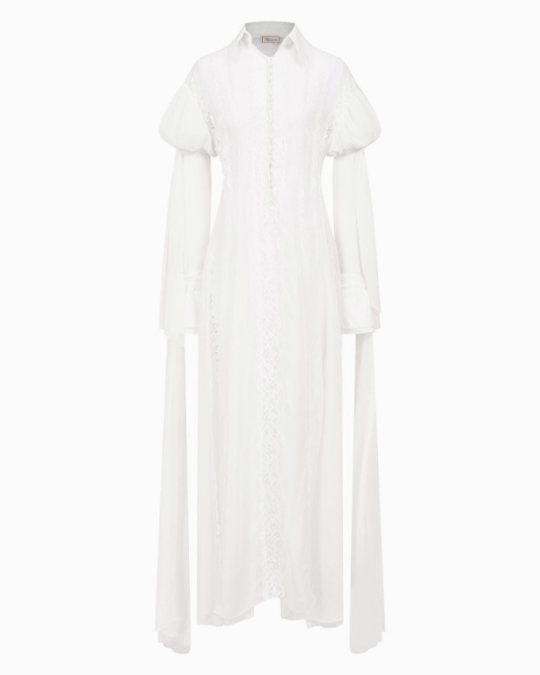 Кружевное свадебное платье — это модно. Нашли