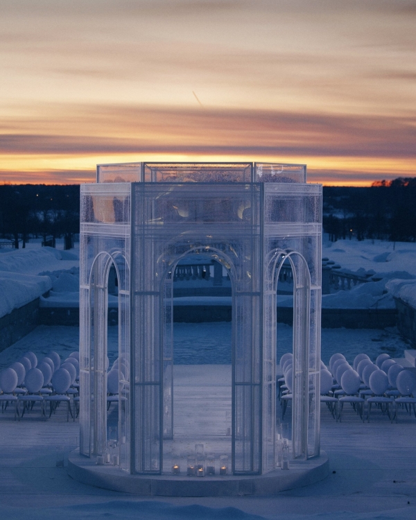 Как провести церемонию под открытым небом зимой?