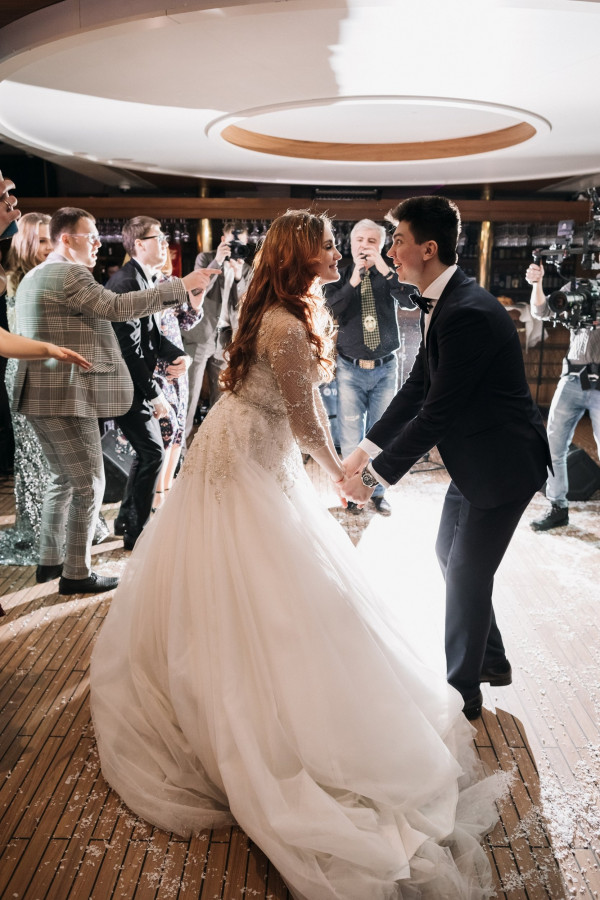 Свадьба на яхте флотилии Radisson Royal Moscow