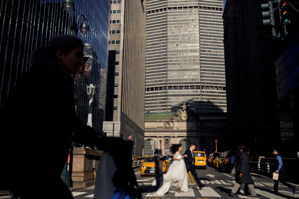 Зимняя свадьба в Нью-Йорке