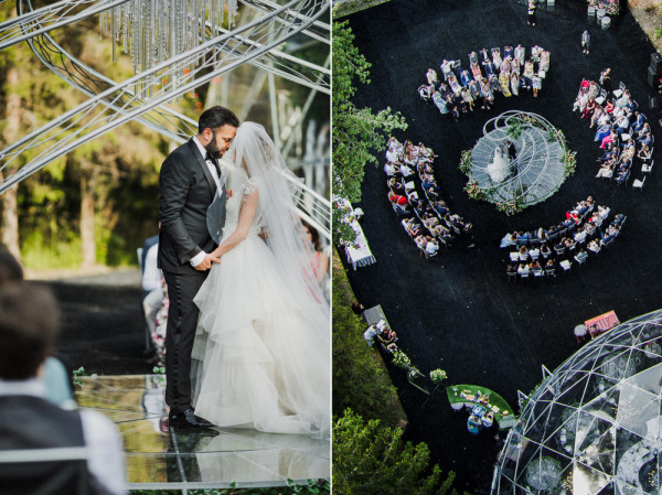 Свадьба в прозрачном шаре