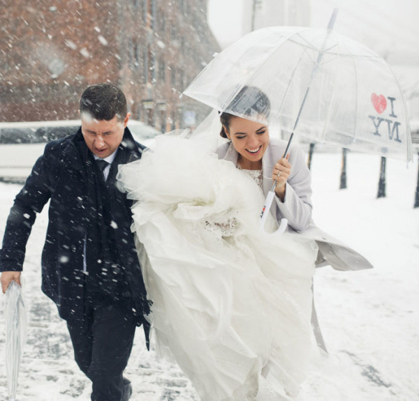 Зимняя свадьба в Нью-Йорке