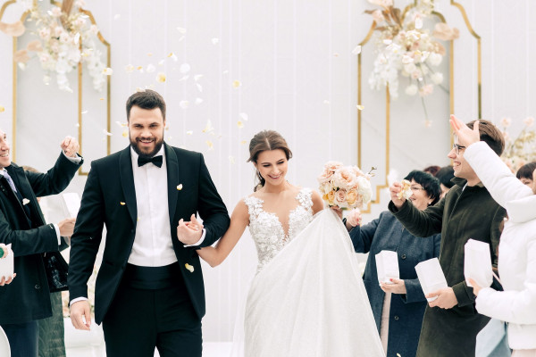 Свадьба Яны и Сергея в оттенках розового