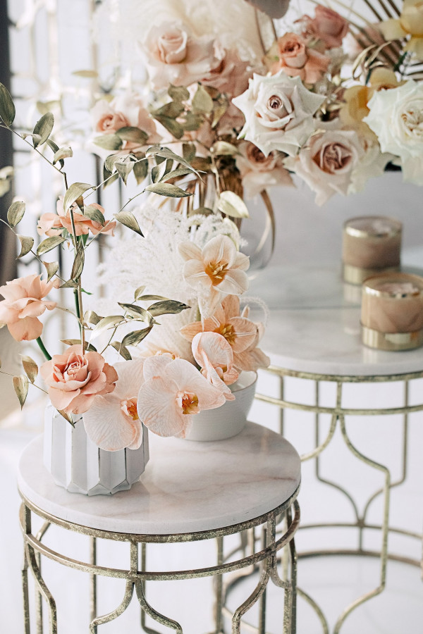 Свадьба Яны и Сергея в оттенках розового