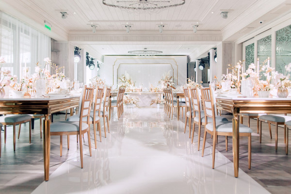 Свадьба Яны и Сергея в оттенках розового