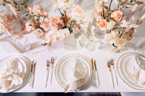 Свадьба Яны и Сергея в оттенках розового