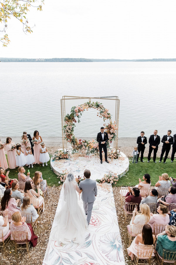 Свадьба Лады и Тимура на озере Сенеж