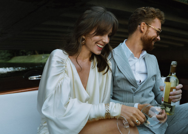 Предсвадебная съемка на катере в Санкт-Петербурге