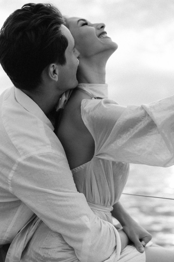 Предсвадебная съемка на яхте