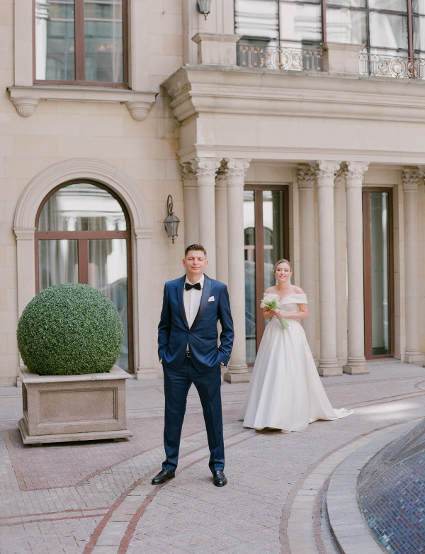 Воздушная свадьба в отеле The St. Regis