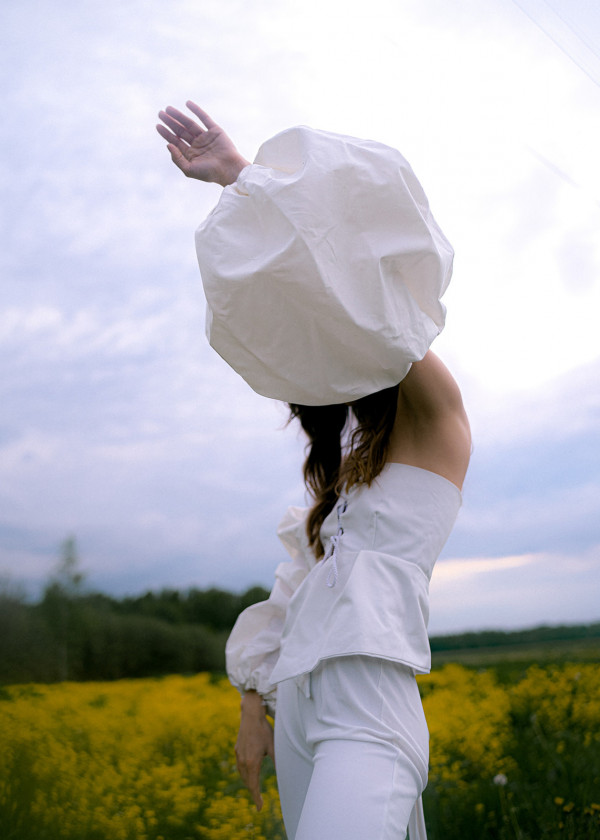 Фото на полароид — идея для предсвадебной