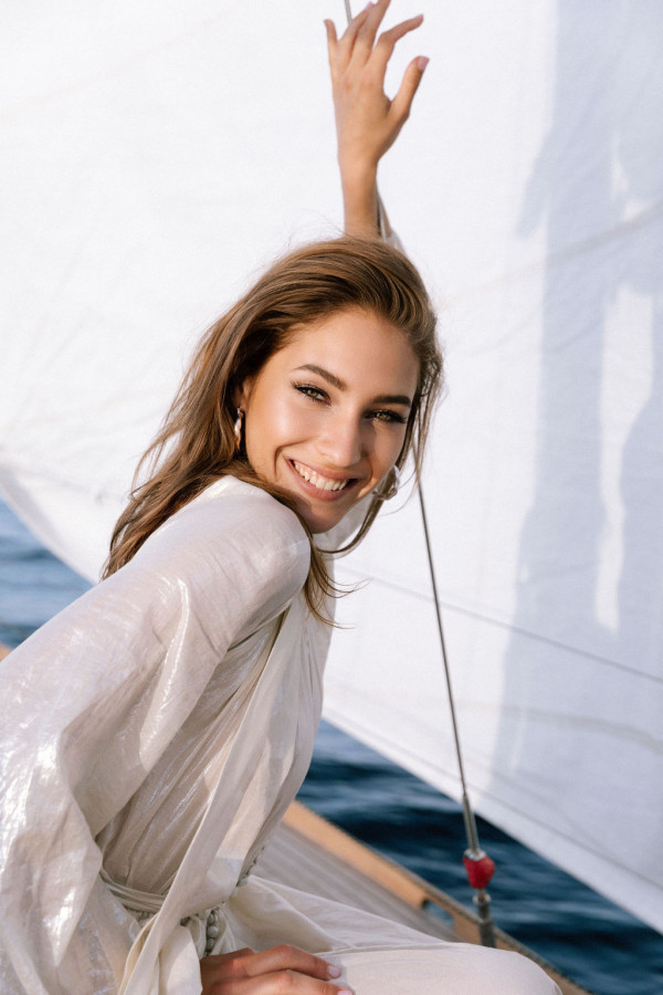 Предсвадебная съемка на яхте