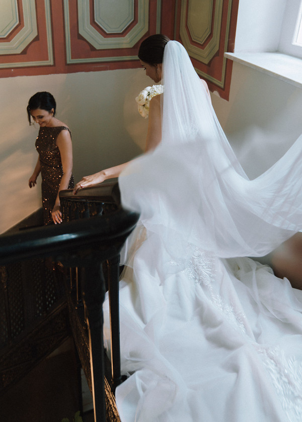 Трогательная церемония в подмосковном особняке