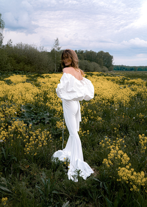 Фото на полароид — идея для предсвадебной