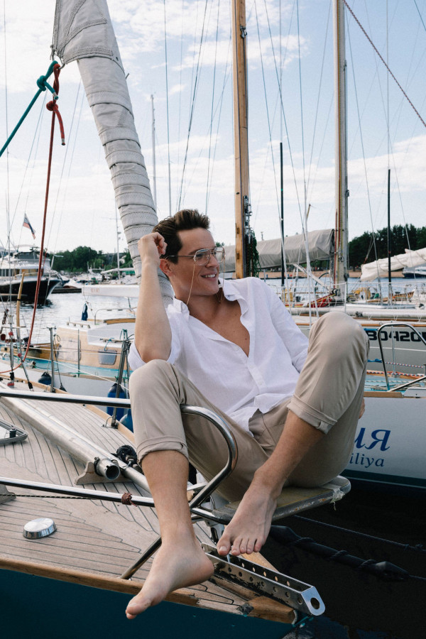 Предсвадебная съемка на яхте