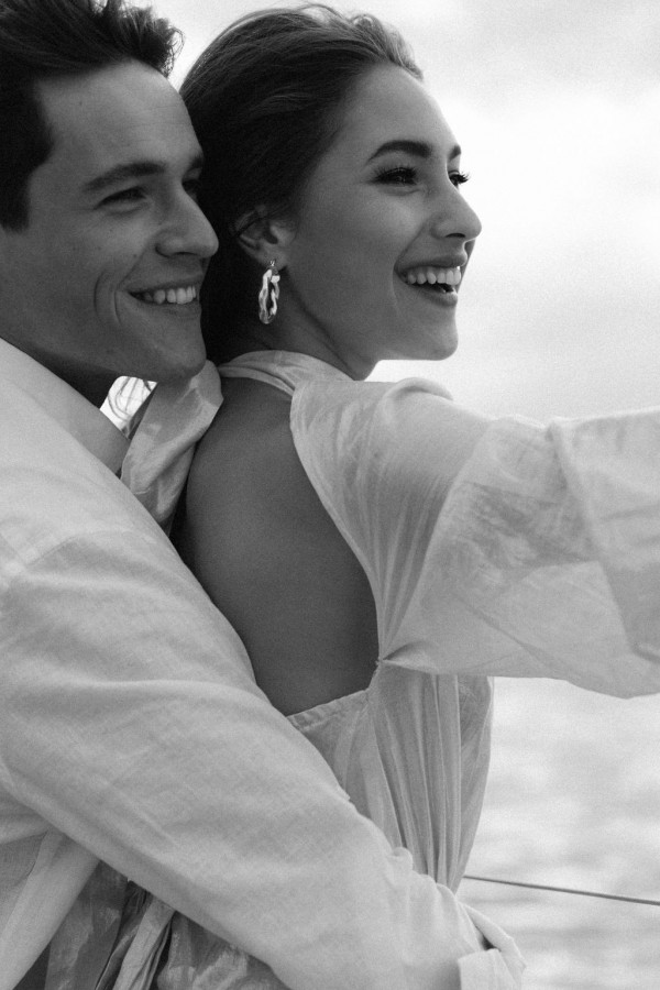 Предсвадебная съемка на яхте