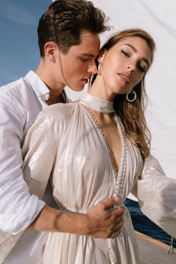 Предсвадебная съемка на яхте