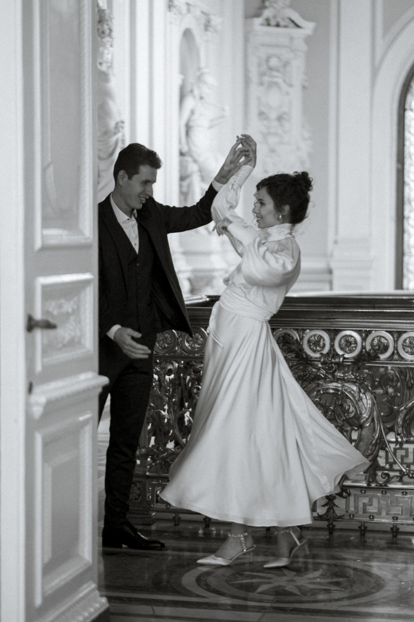 Свадебная серия в пасмурном Петербурге от Анны