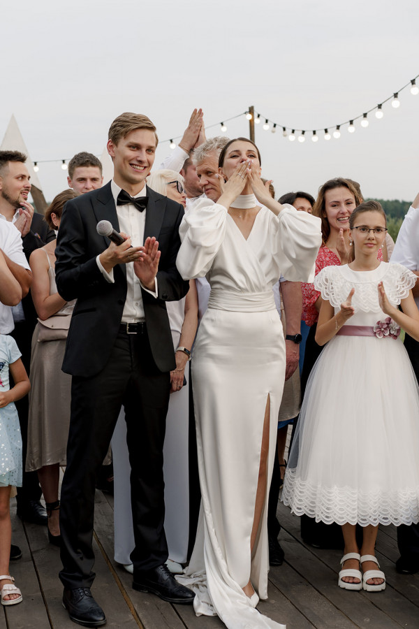 Из города на природу: свадебный ужин в