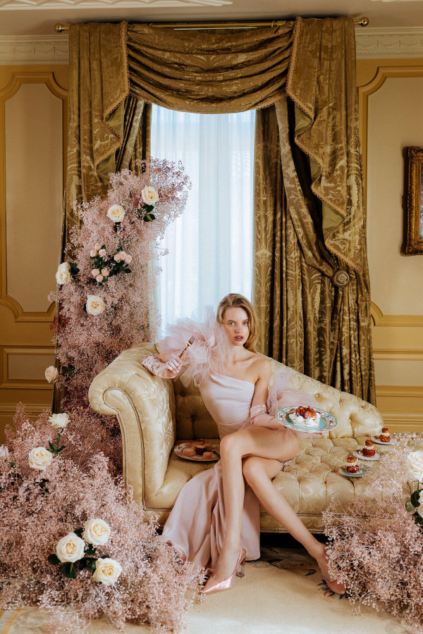 Old Hollywood nostalgia blended with modern flair